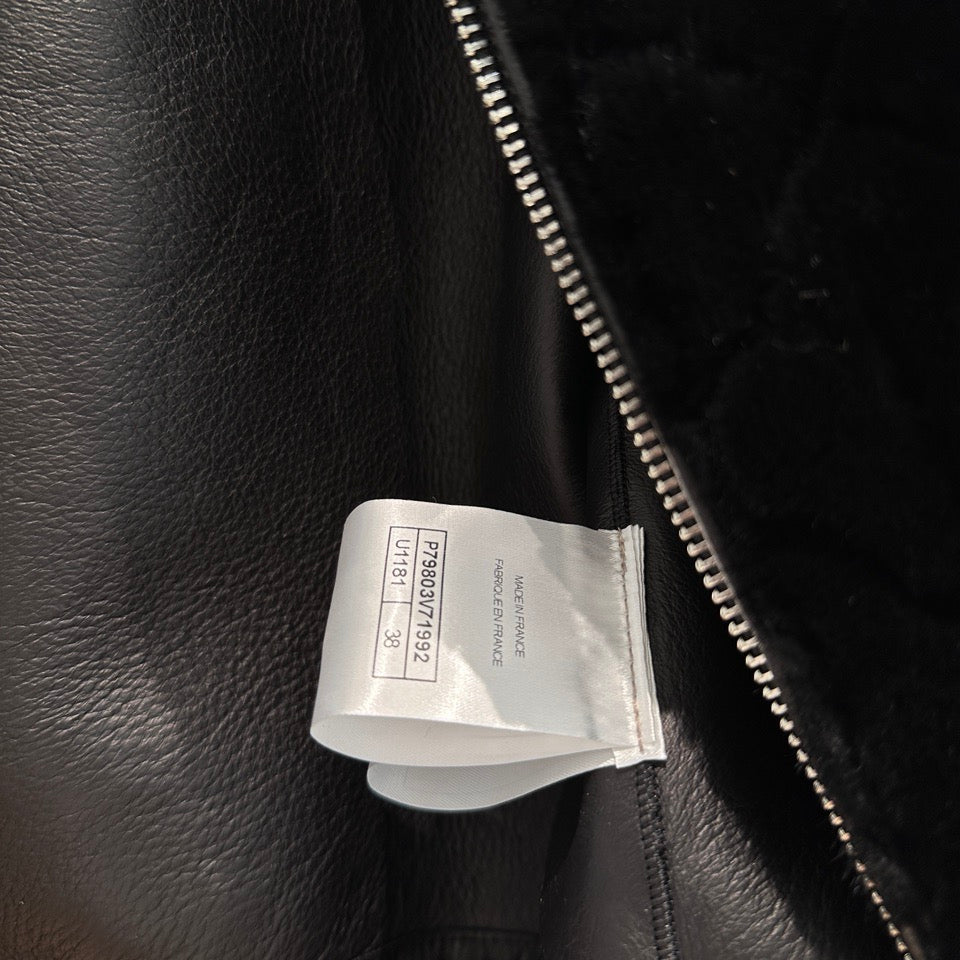 Chanel Shearling Bomber Jacket with Diamond Quilting and CC Logo — Fall/Winter 2026-2027 Chanel