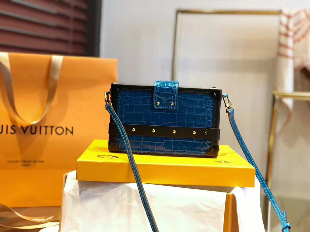 Louis Vuitton PETITE MALLE N93808 Bleu