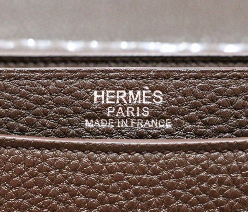 Hermès Sac a Depeche 38 briefcase Marron