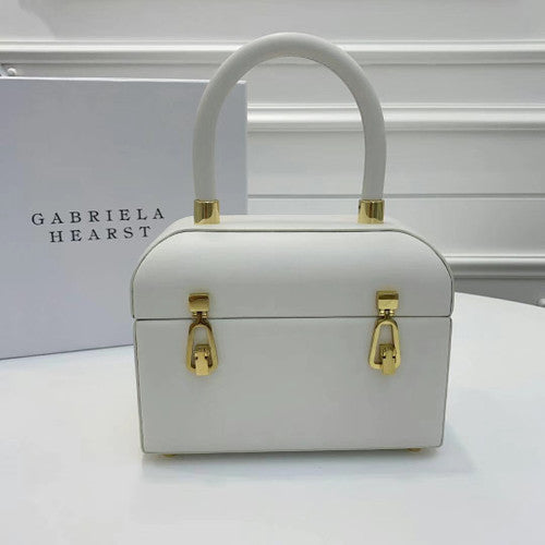 Gabriela Hearst Patsy textured-leather tote White
