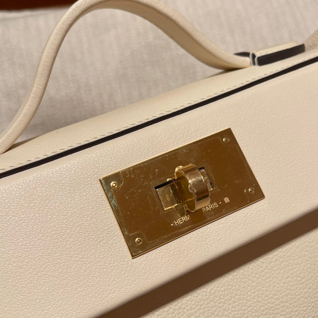 Hermès Mini 24/24 – 21 Bag Cream  Evercolor/Swift leather