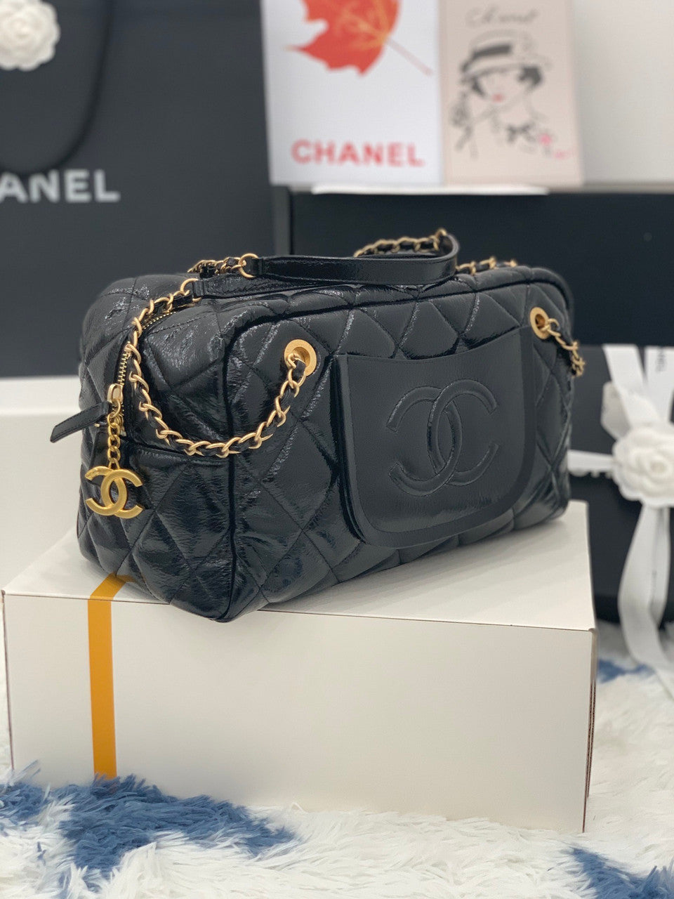 Chanel Large Bowling Bag AS2267