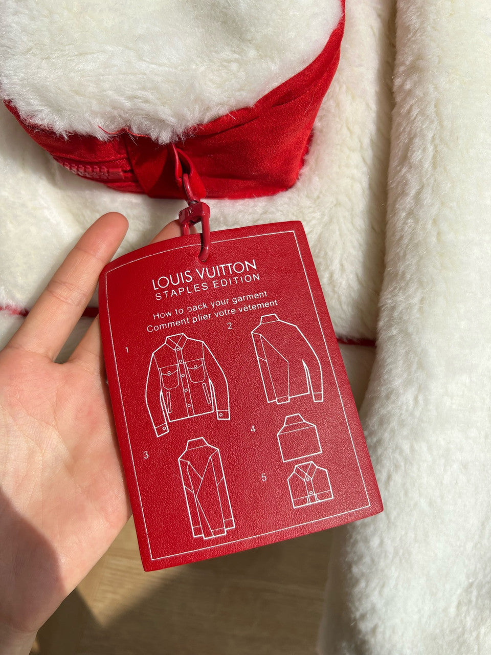 Louis Vuitton 1AAV2E MULTIPOCKET SHEARLING JACKET