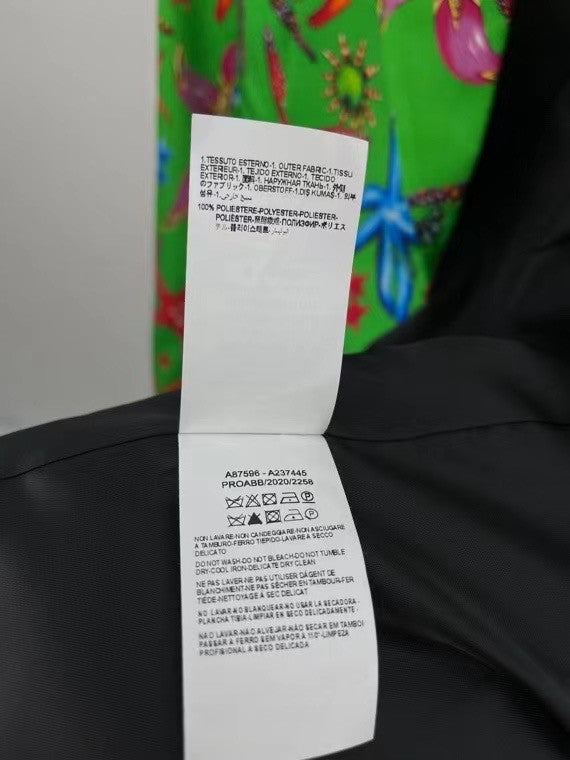 Versace TRÉSOR DE LA MER PRINT SILK BLAZER
