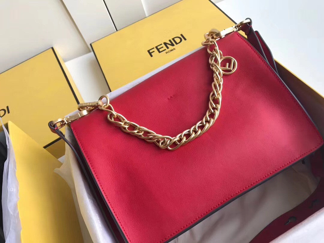 Fendi KAN U LARGE Red
