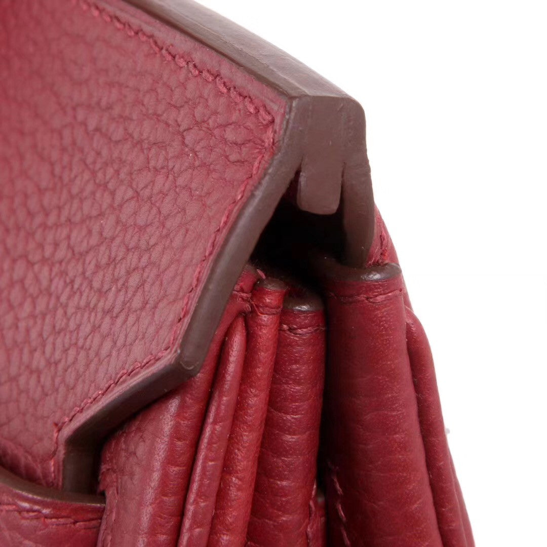 Hermès Bordeaux Birkin 30 cm Togo Leather Gold Hardware