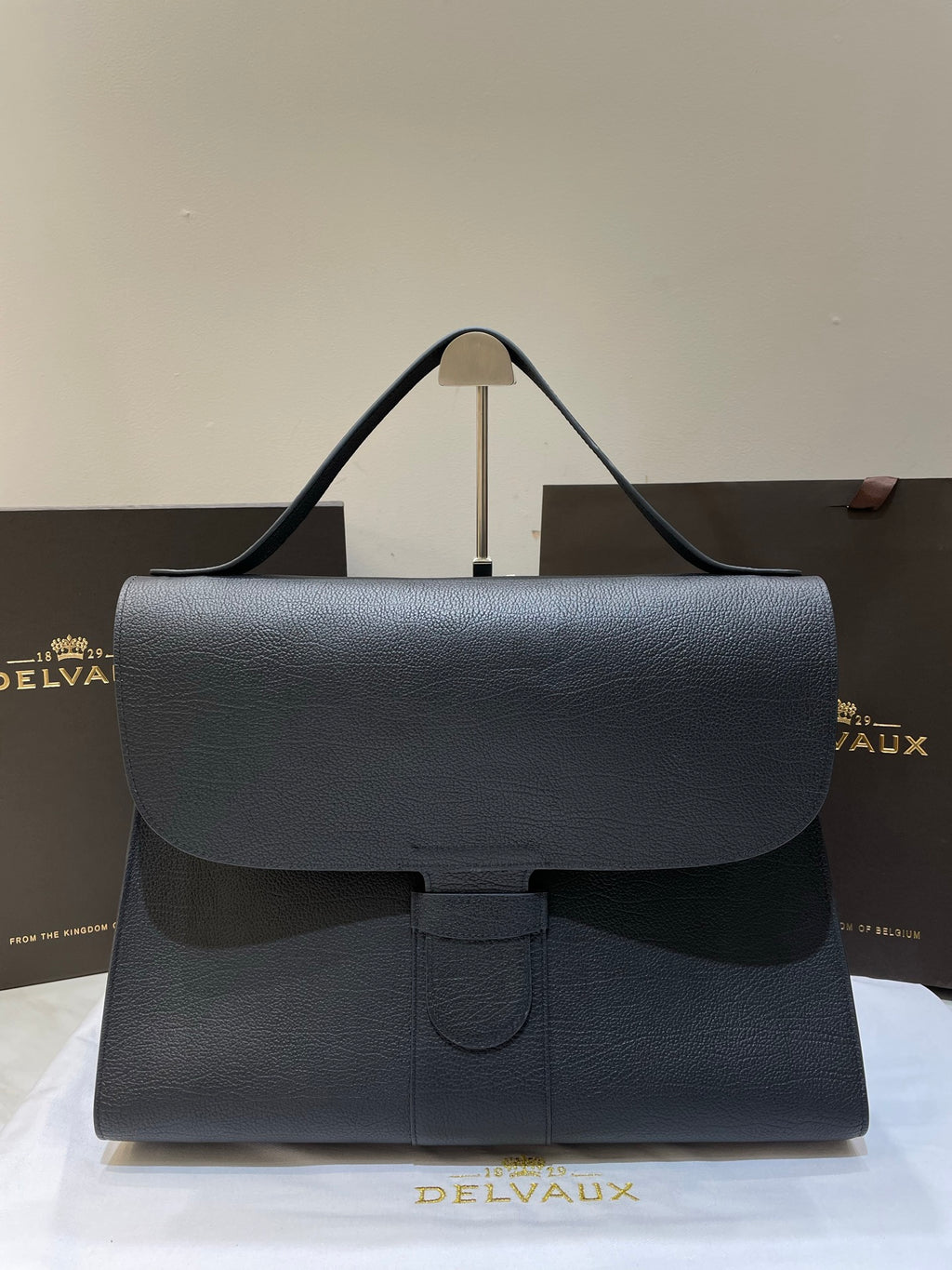 Delvaux Brillant Tempo Large (GM) Black