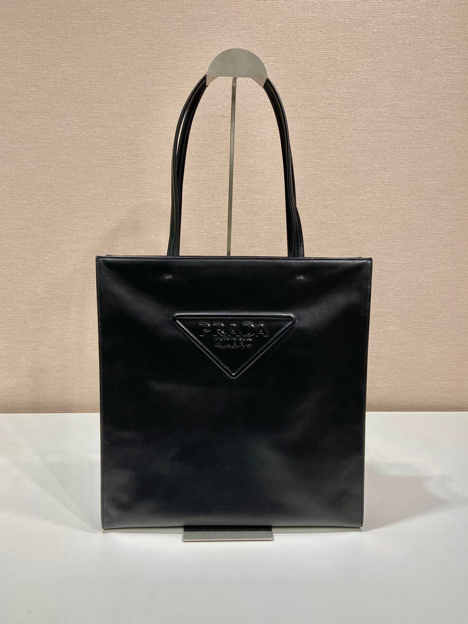 Prada Leather tote Black