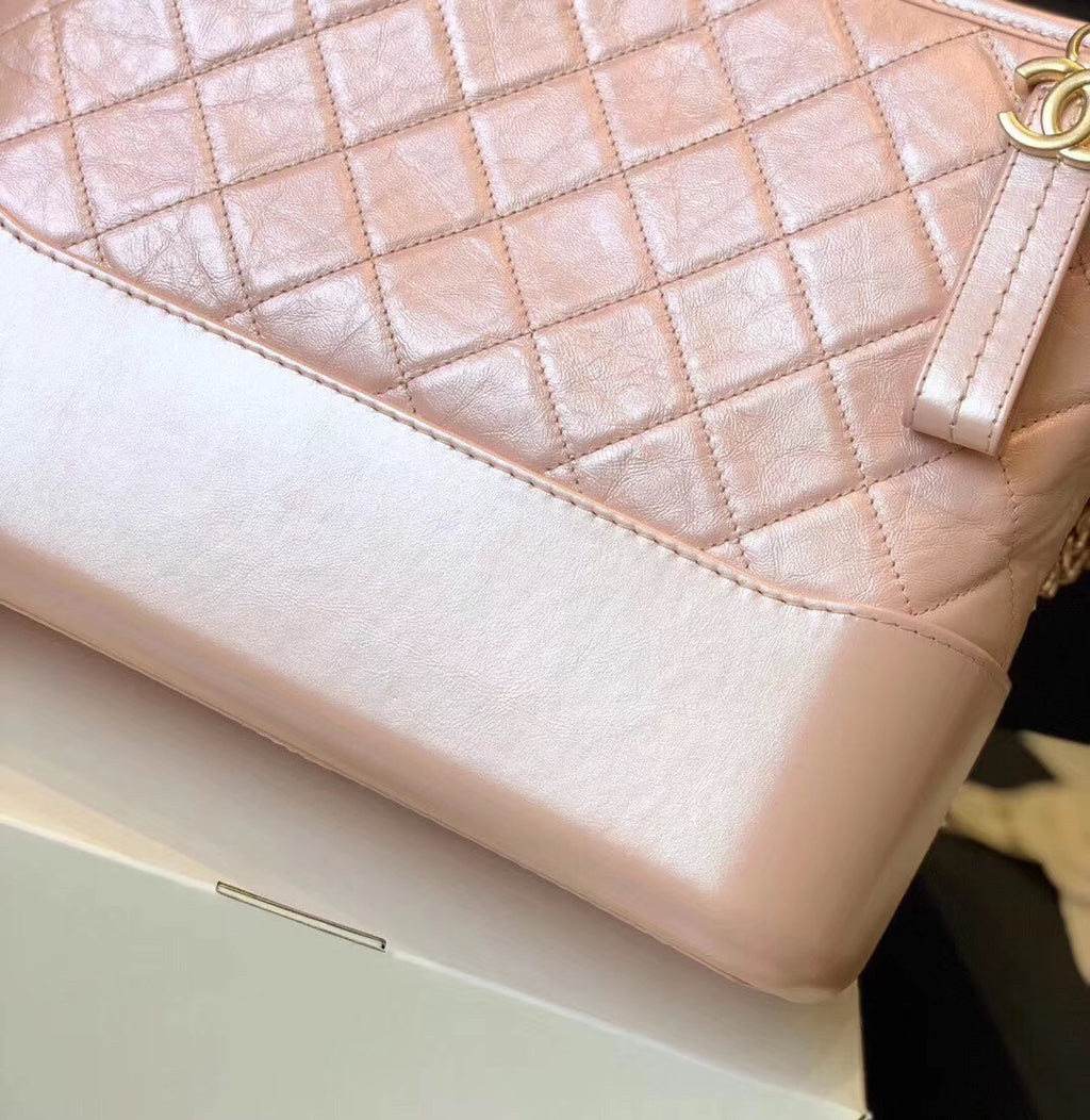 Chanel's Iridescent Gabrielle Hobo Bag Pink