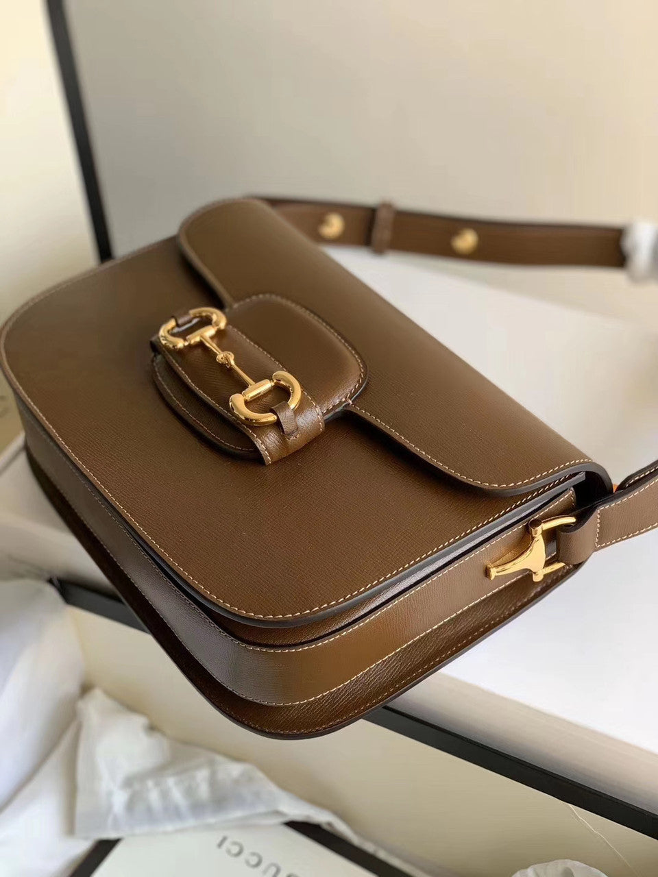 Gucci 1955 Horsebit shoulder bag Brown