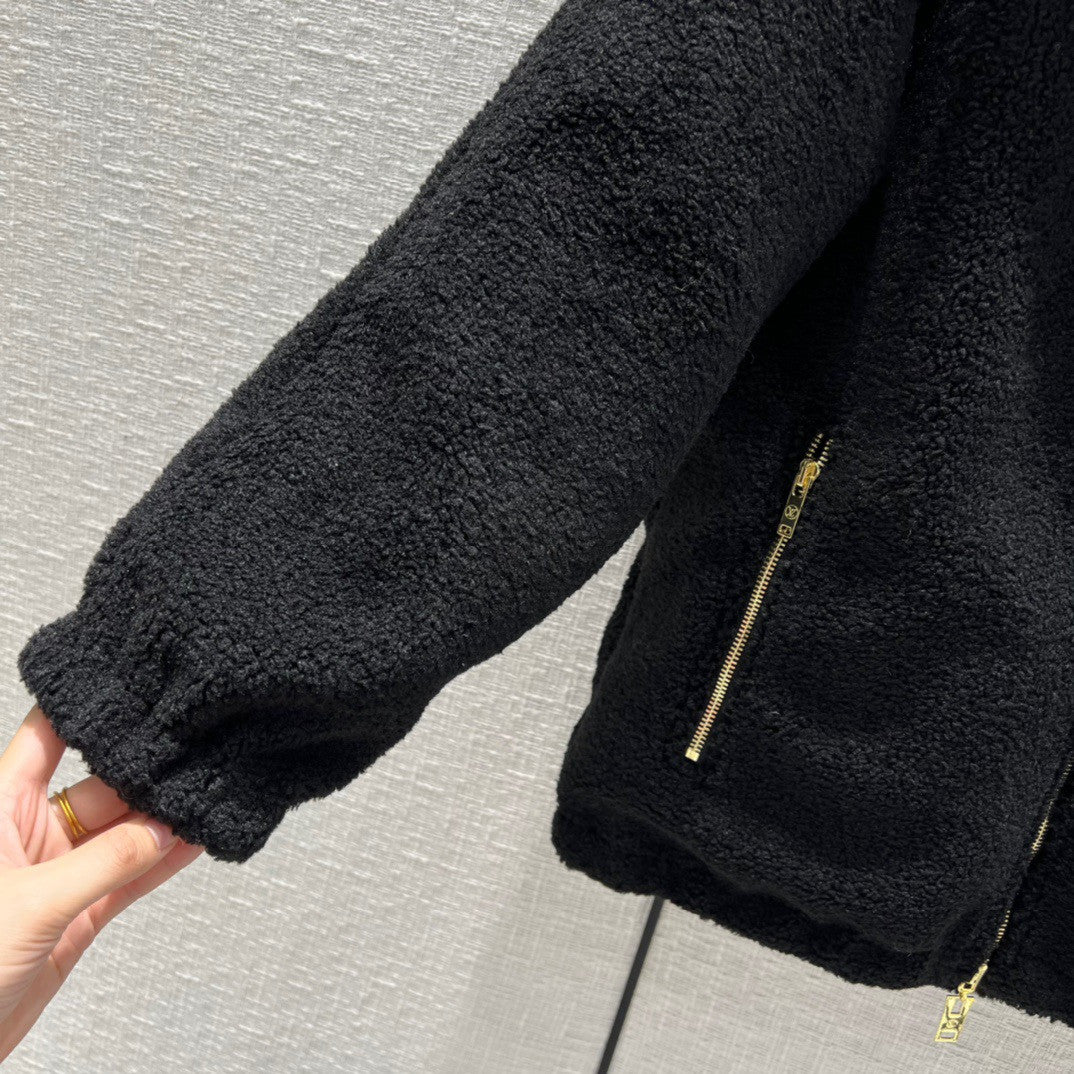 Louis Vuitton 1AAMTB REVERSIBLE BOUCLÉ WOOL PARKA