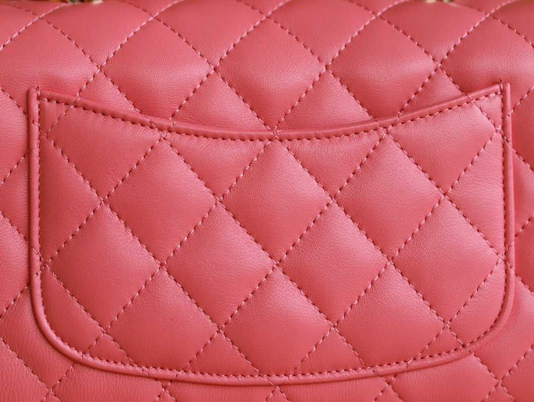 Chanel Fall-Winter 2022/23 Pre-Collection Pink MINI FLAP BAG WITH TOP HANDLE