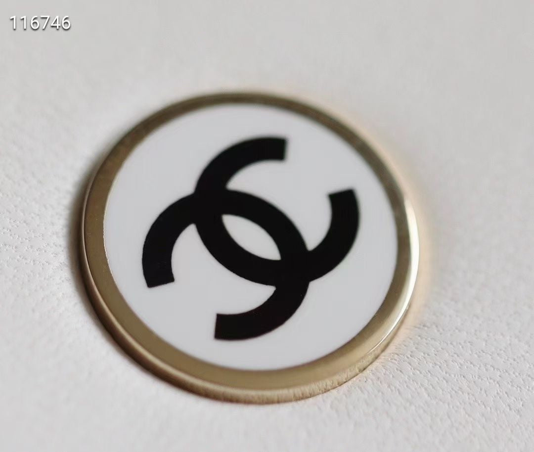 Chanel Limited Edition Parfum No.5 EVENING BAG Lambskin White & Black