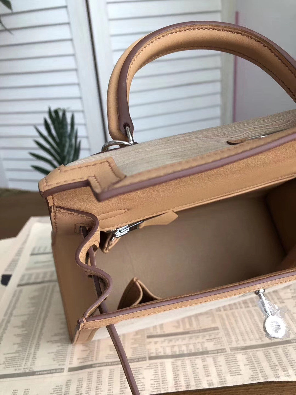 Hermes Vibrato Kelly 28  Gulliver and Vibrato leather