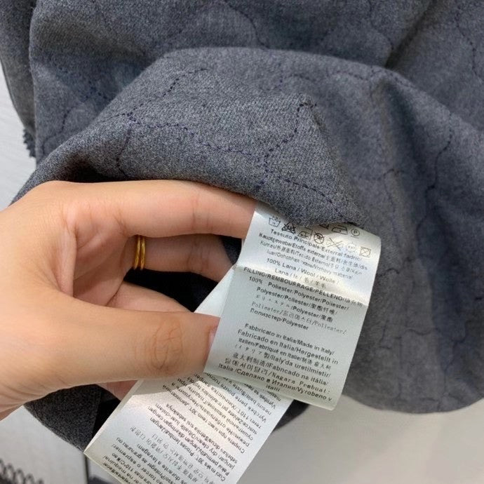 Fendi DRESS Gray flannel dress