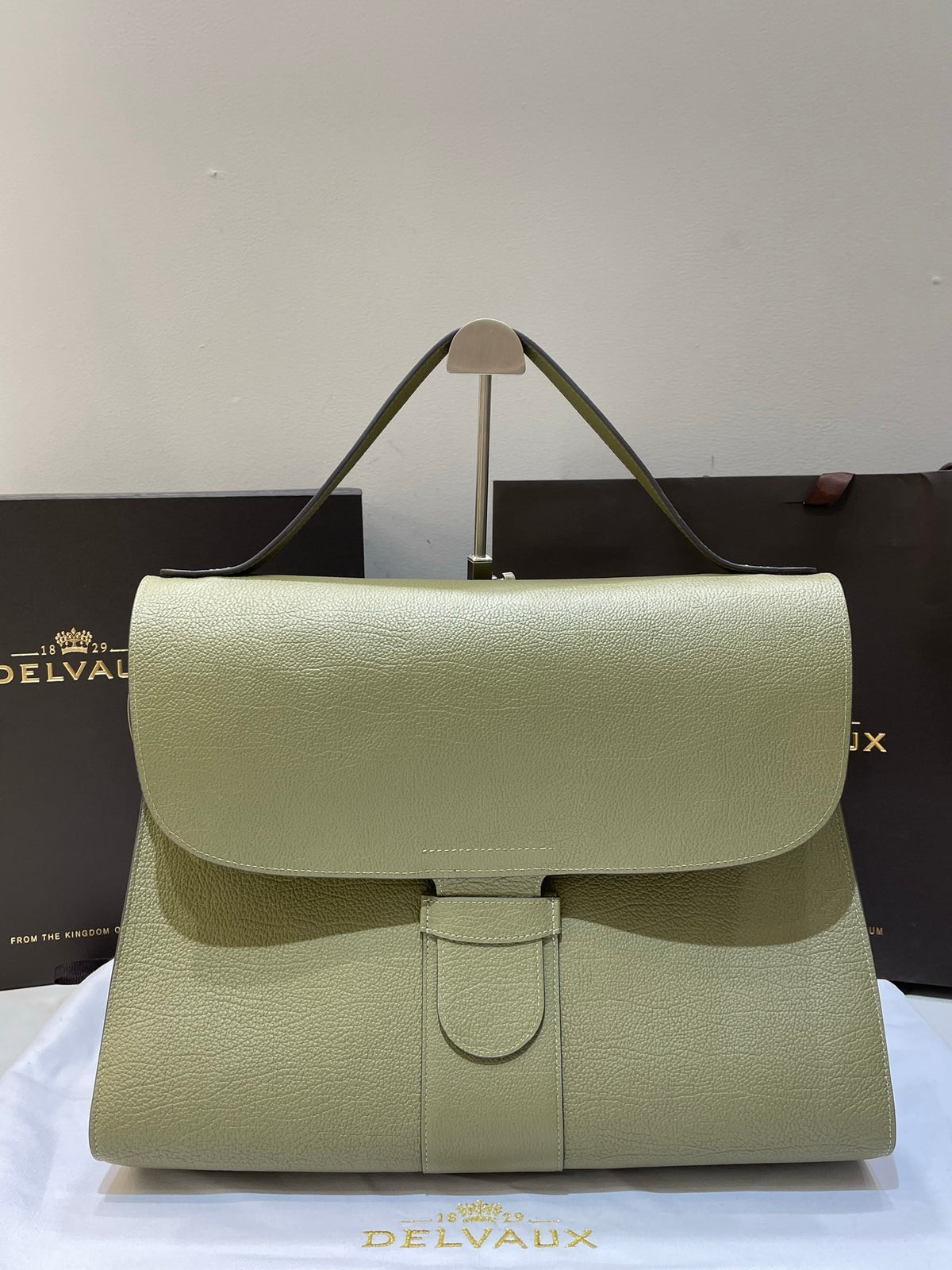 Delvaux Brillant Tempo Large Green
