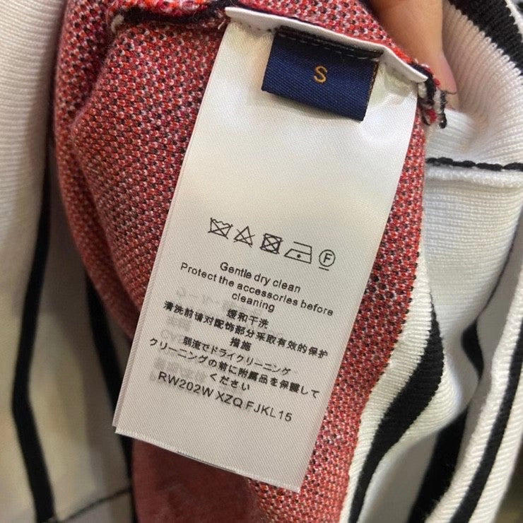 Louis Vuitton 1A8M31  GAME ON STRIPED HEM JACQUARD KNIT PULLOVER