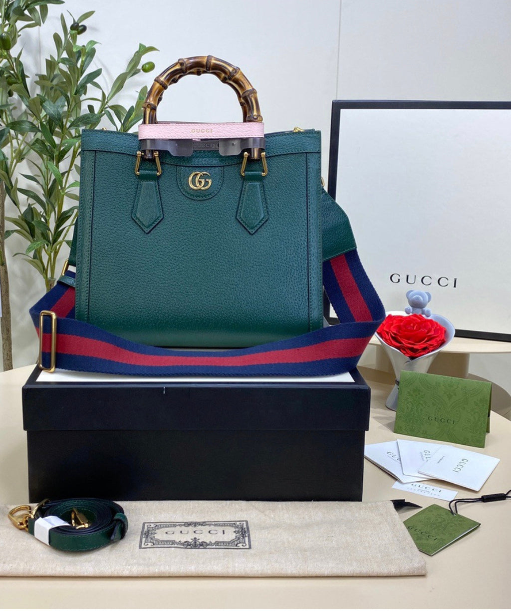 Gucci Diana small tote bag Green