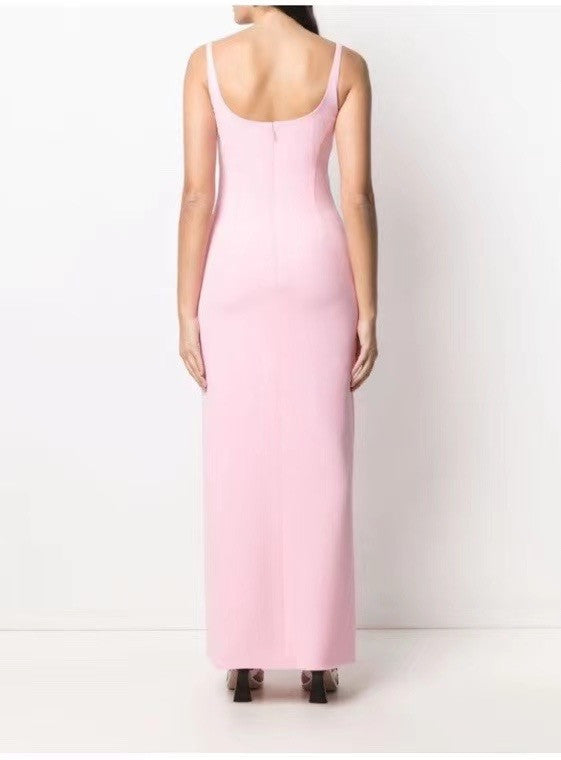 Versace Medusa floor-length dress Pink