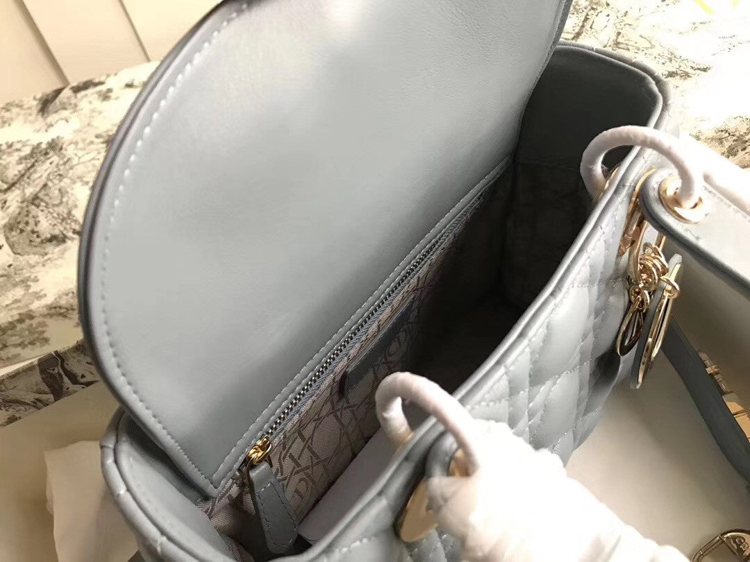 Christian Dior MY ABCDIOR LAMBSKIN BAG Blue