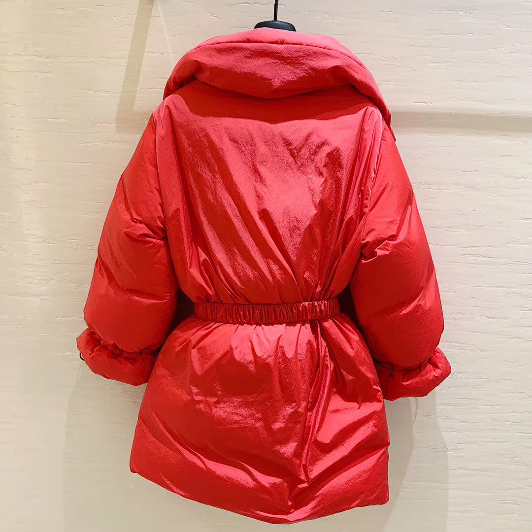 Chanel Coat & Belt Red
