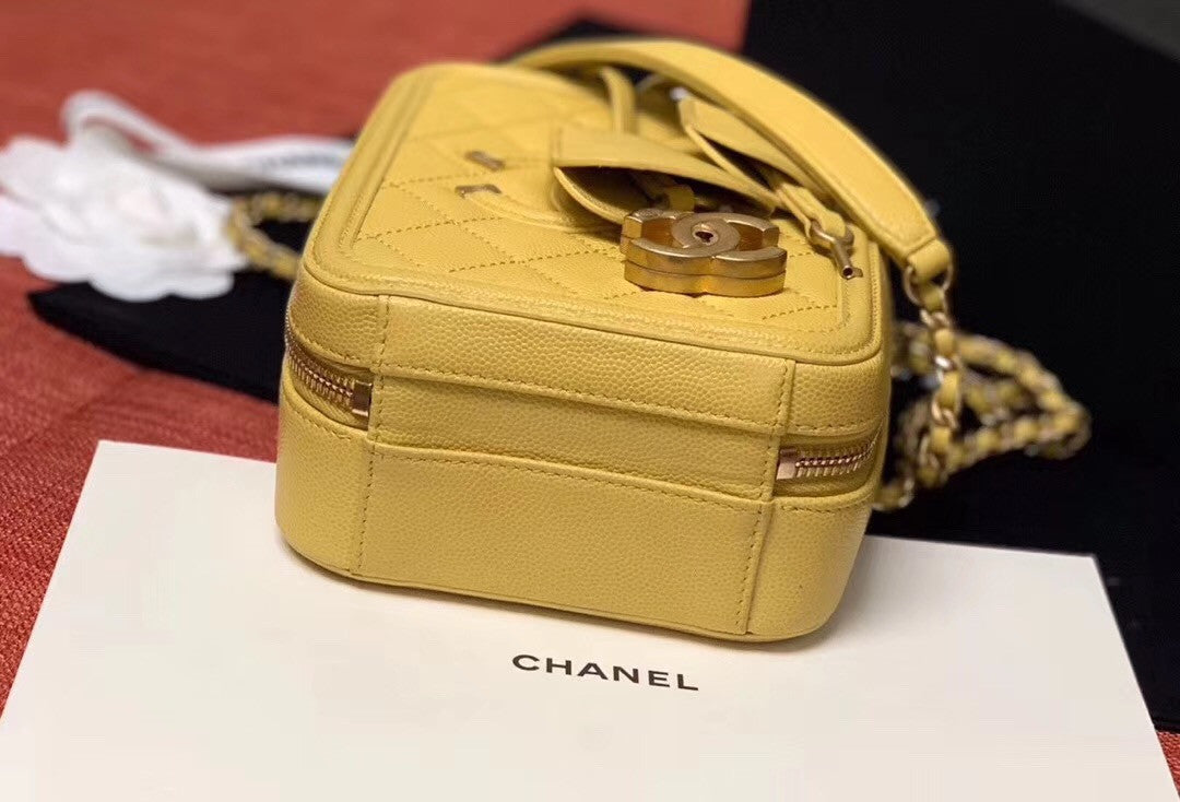 Chanel Vanity Case AS0988 Yellow