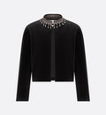Christian Dior Embroidered Cropped Jacket