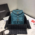 Chanel DUMA LEATHER BACKPACK BLUE