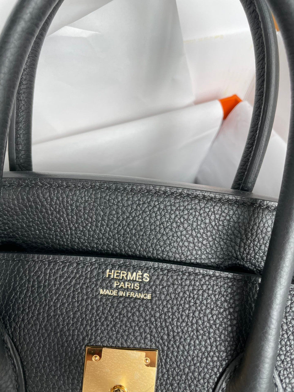 Hermès Birkin 35 Black Togo Gold Hardware