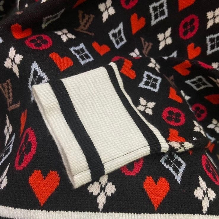 Louis Vuitton 1A8M31  GAME ON STRIPED HEM JACQUARD KNIT PULLOVER
