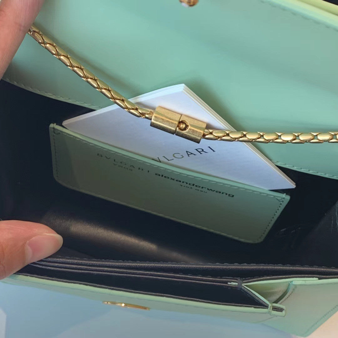 ALEXANDER WANG X BVLGARI LIMITED EDITION CROSSBODY BAG GREEN
