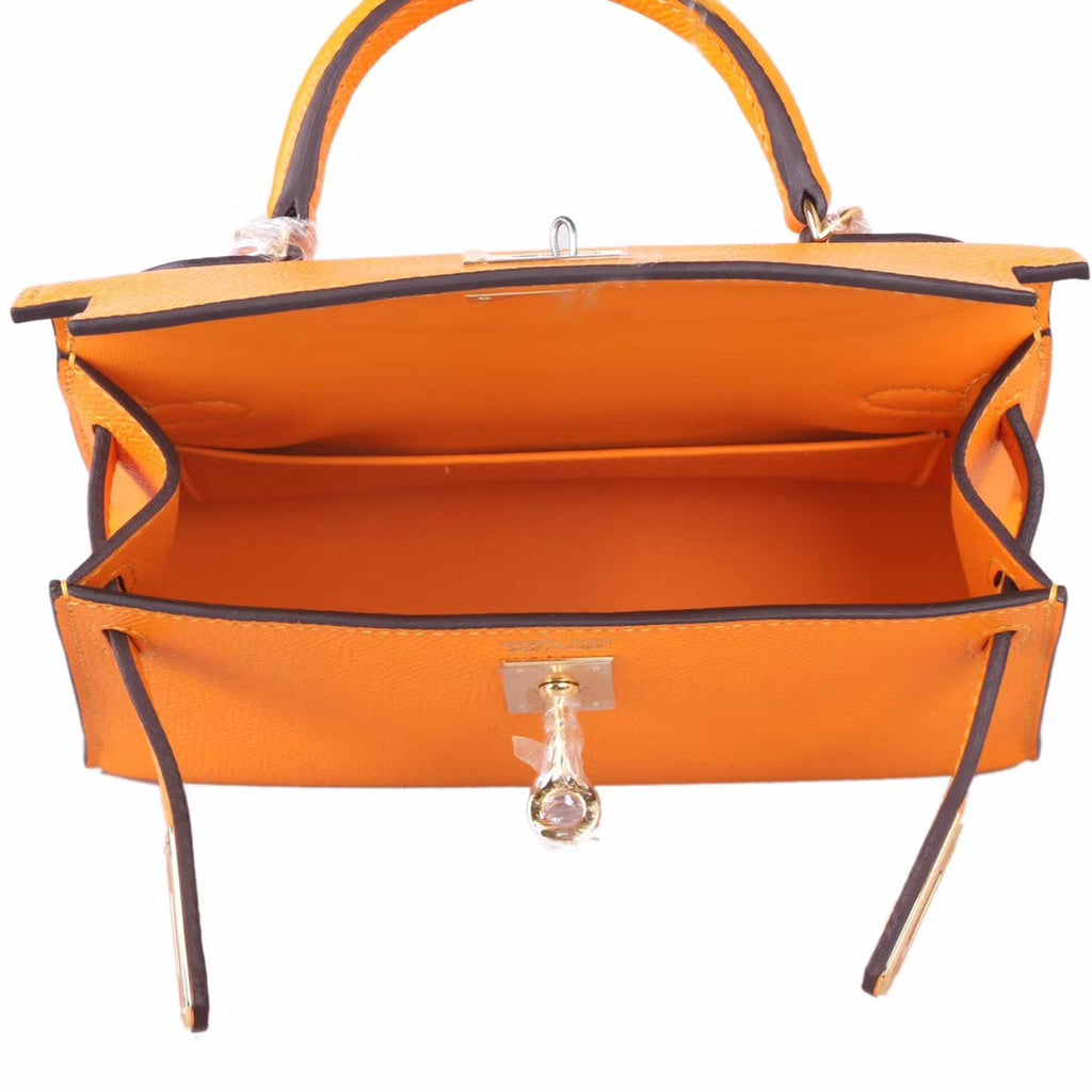 Hermes  9V Sun Yellow Mini Kelly II 20 Epsom  Gold Hardware