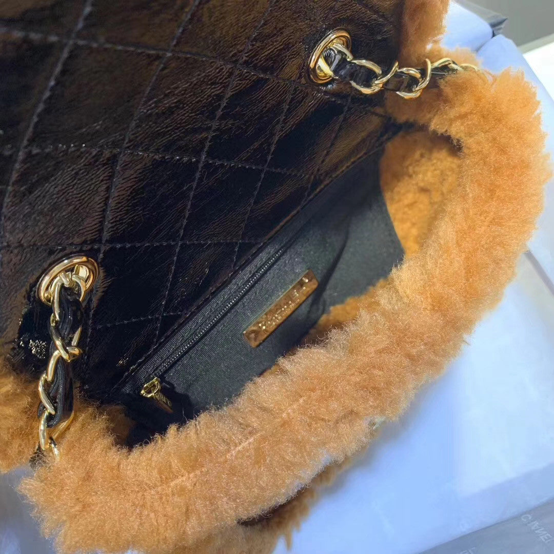 Chanel Shiny Crumpled Flap Bag