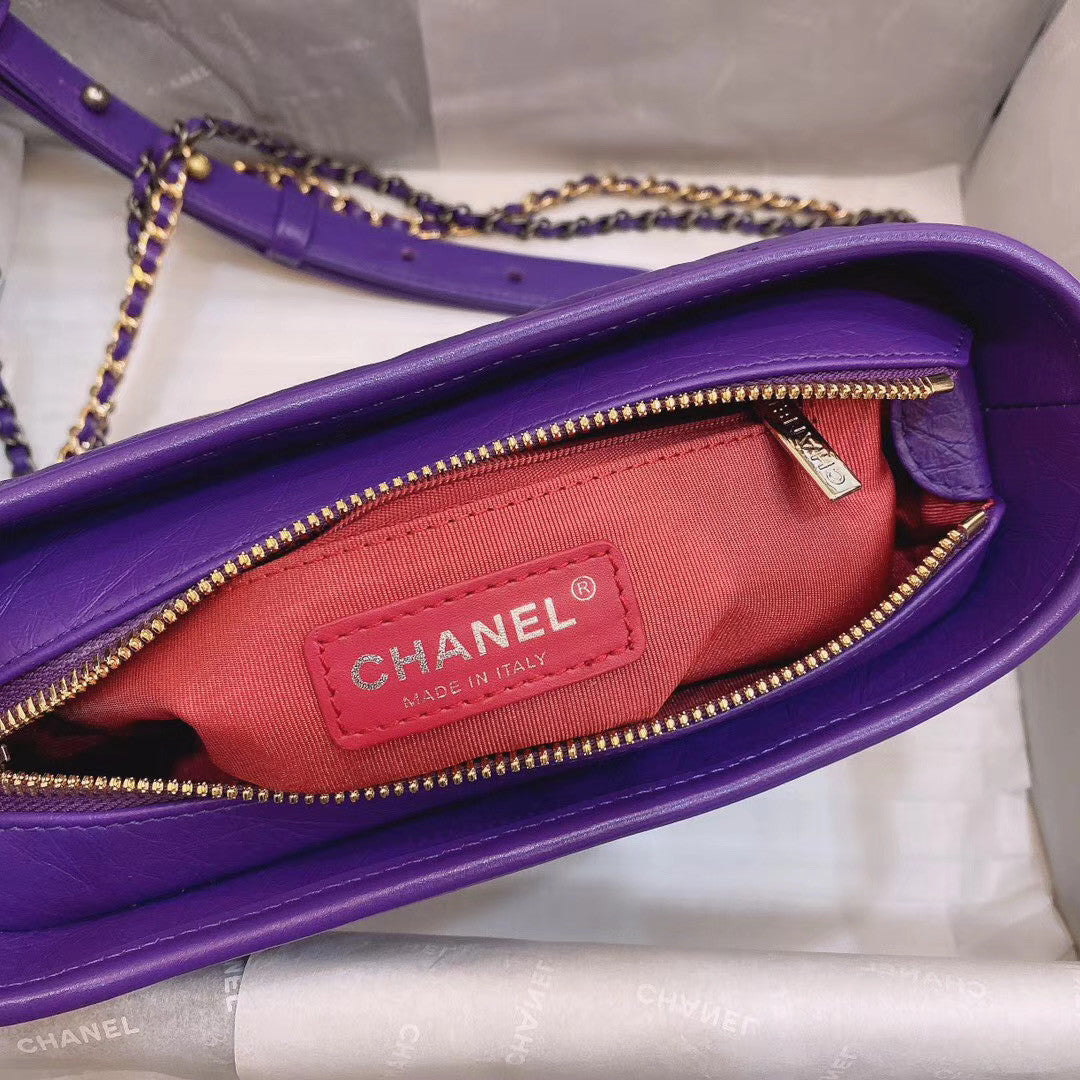 CHANEL'S Purple GABRIELLE Small Hobo Bag