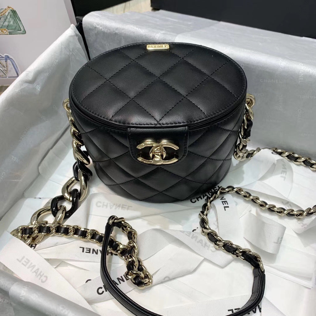 Chanel Round Vanity Case