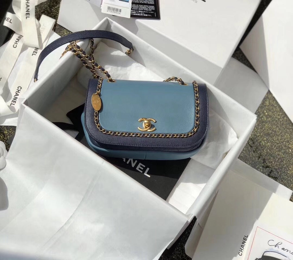 Chanel Flap Bag AS0317 Blue