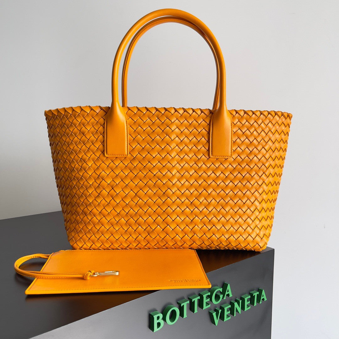 Bottega Veneta Small Cabat Orange