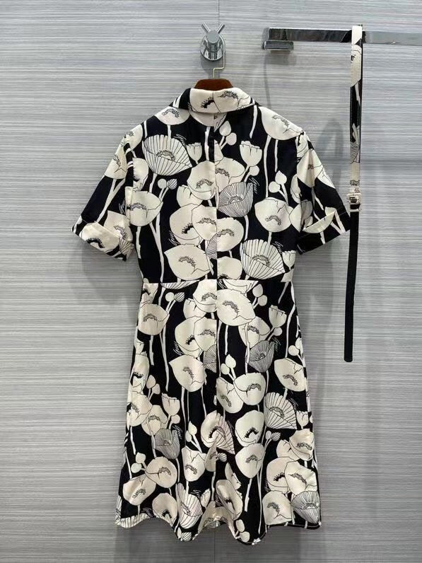 Gucci Poppy flowers print jersey dress