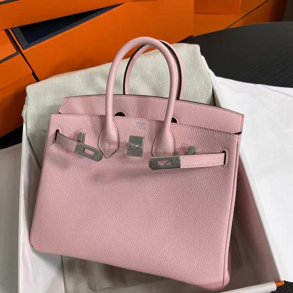 Hermes Sakura Pink Birkin 25 cm Togo Palladium Hardware