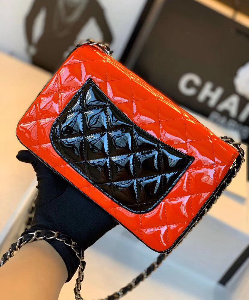Chanel Patent Classic Handbag