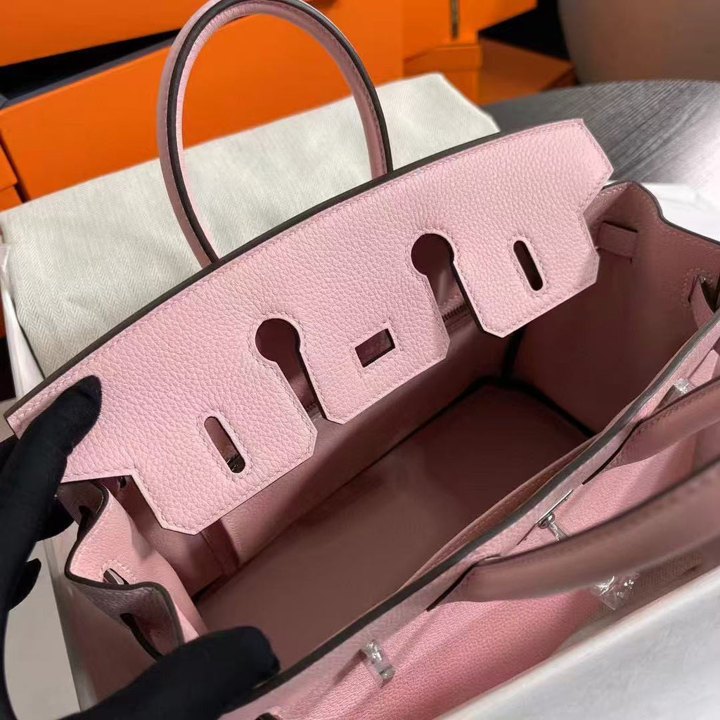 Hermes Sakura Pink Birkin 25 cm Togo Palladium Hardware