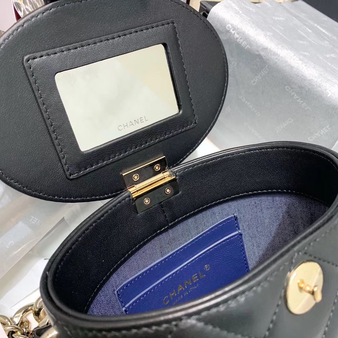 Chanel Round Vanity Case