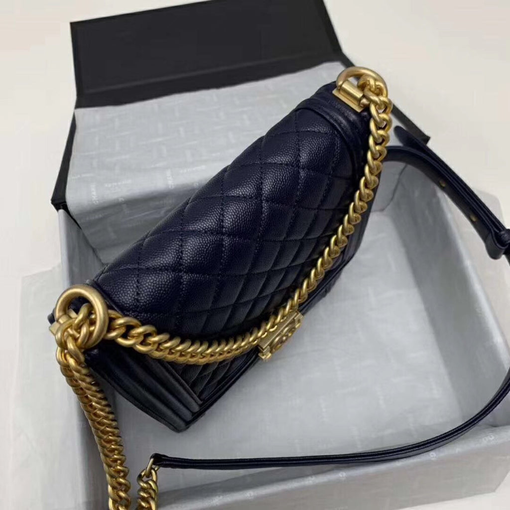 Chanel Large BOY CHANEL Handbag AS0132 Black