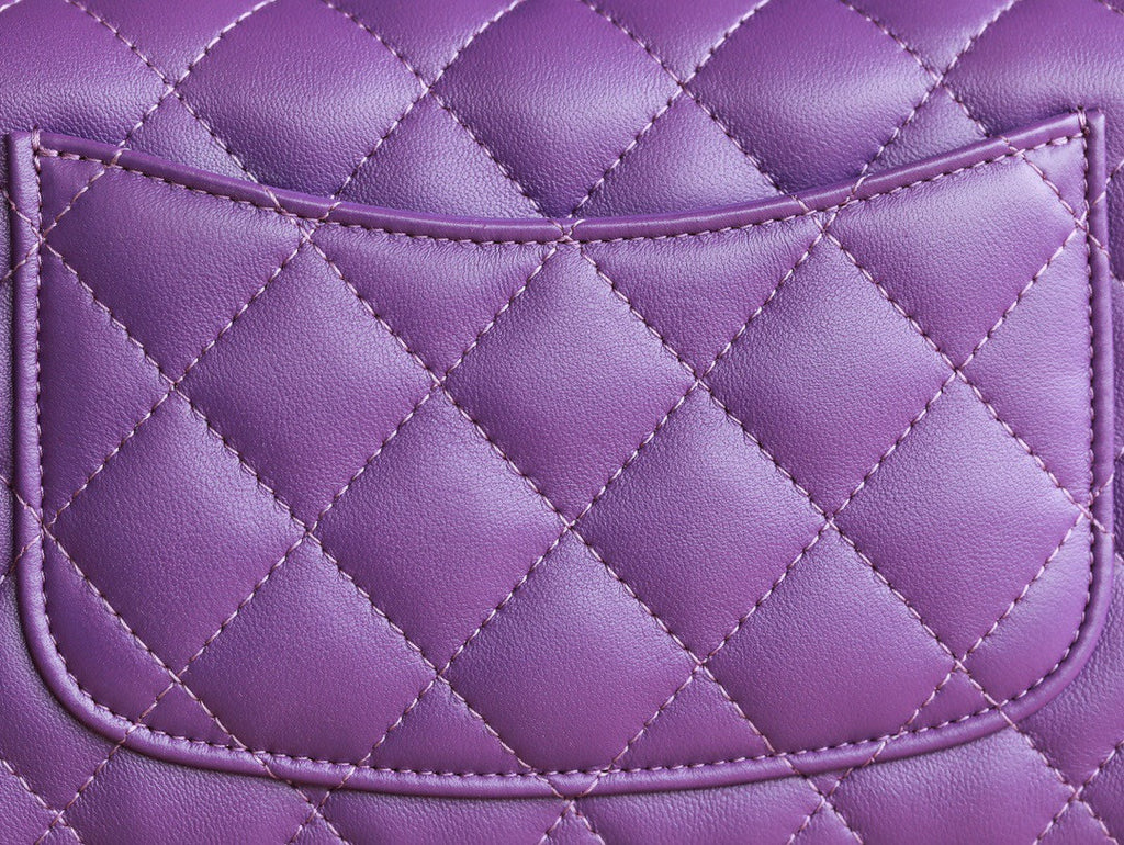 Chanel Fall-Winter 2022/23 Pre-Collection Purple  MINI FLAP BAG WITH TOP HANDLE