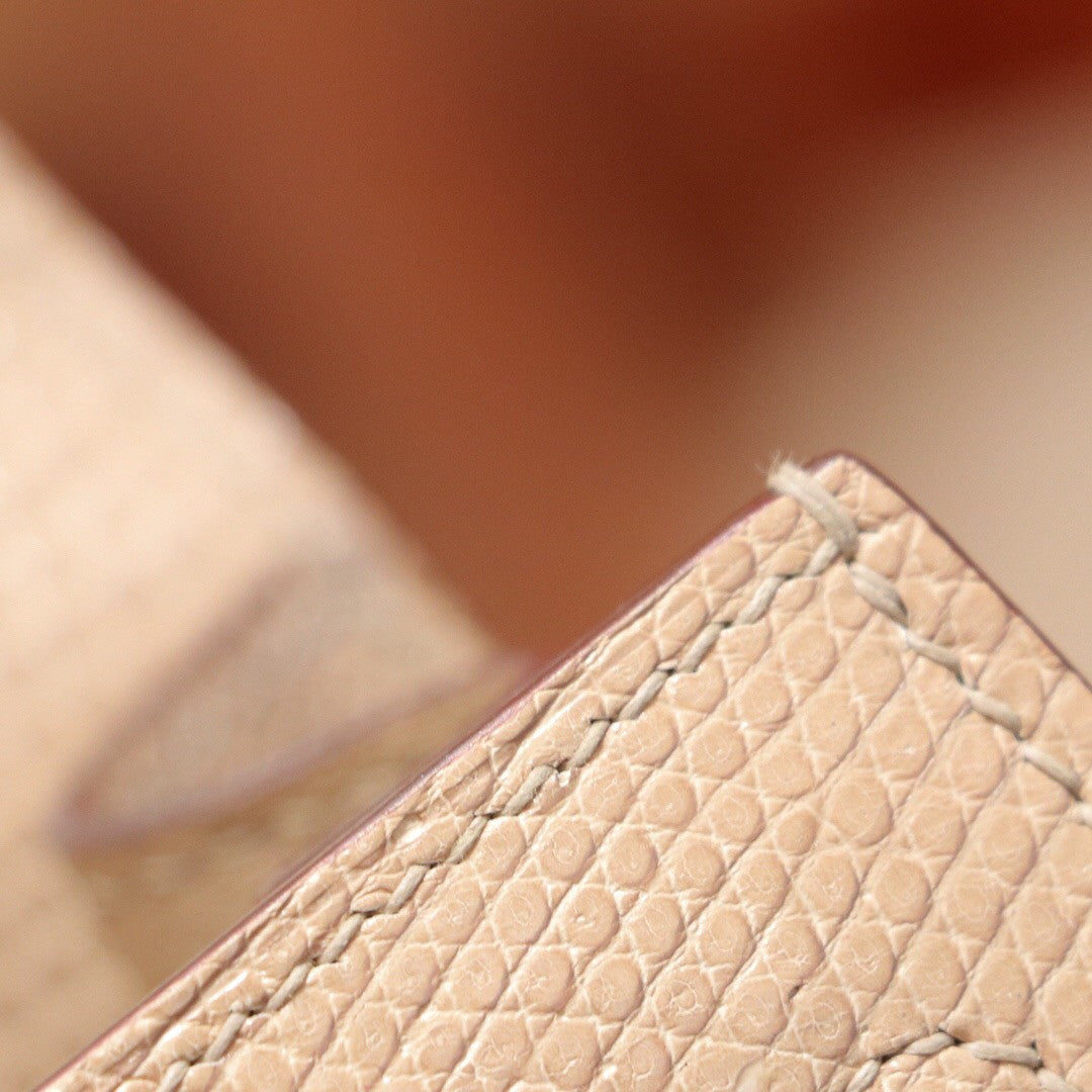 Hermes Kelly 25 Bag Sellier Abricot  Lizard Palladium