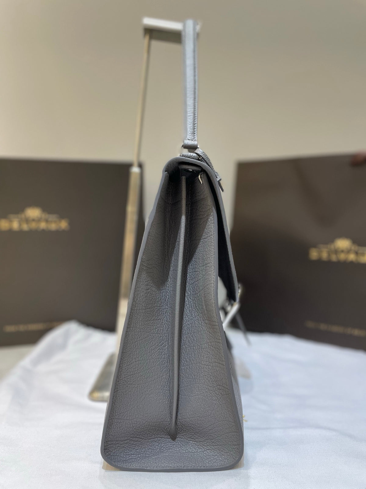 Delvaux Brillant Tempo Large Gray
