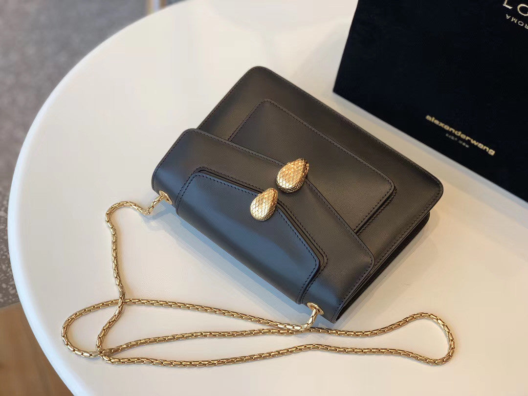ALEXANDER WANG X BVLGARI LIMITED EDITION CROSSBODY BAG BLACK