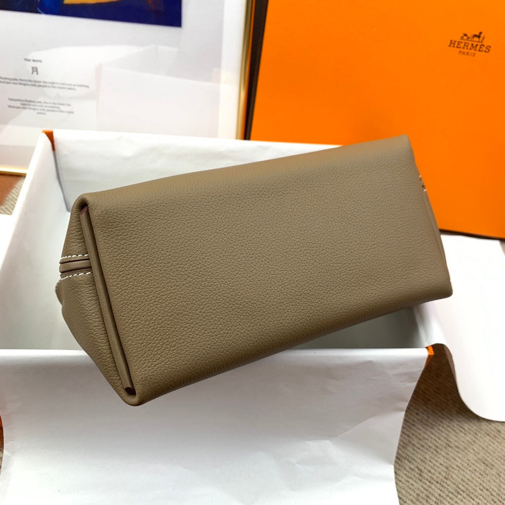 Hermès Mini 24/24 – 21 Bag Etoupe Evercolor/Swift leather