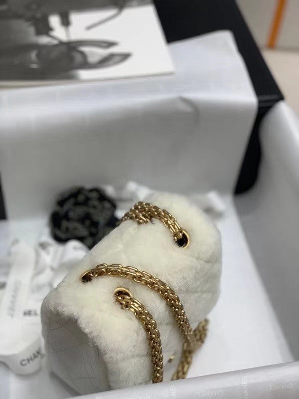 Chanel Mini 2.55 Handbag White