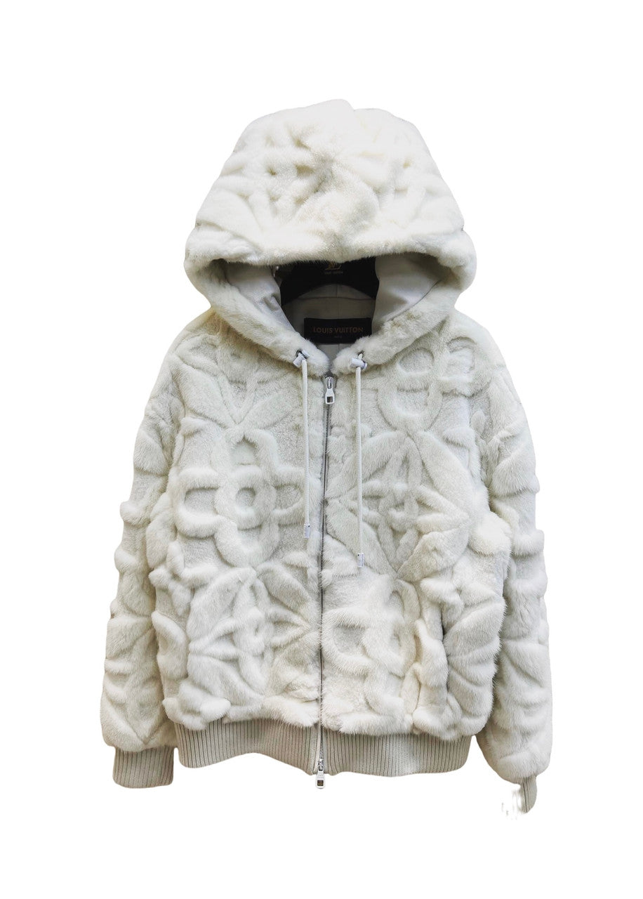 Louis Vuitton Limited Edition 1AAI0L MINK HOODY (18 only worldwide)